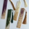 Gleam Leaf Resin Bookmarks